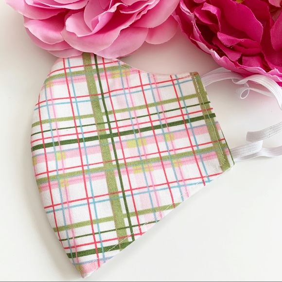 3/$25 Triple Layer Handmade Face Mask - Picture 3 of 3